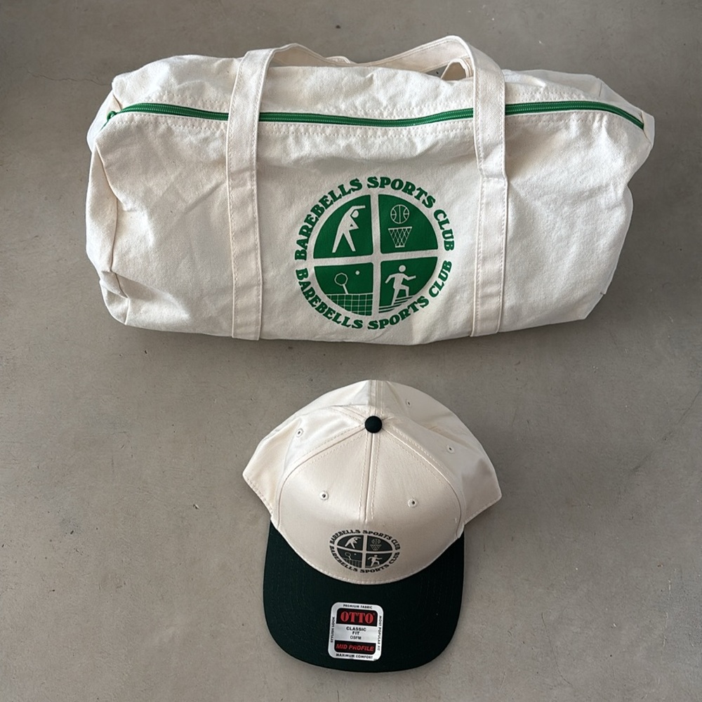 Sale! NEW Barebells Sports Club gym bag & Barebells Sports Club hat - Picture 2 of 14